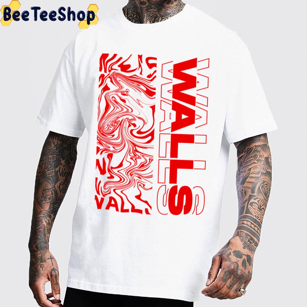 Walls Louis Tomlinson Red Art Unisex T-Shirt