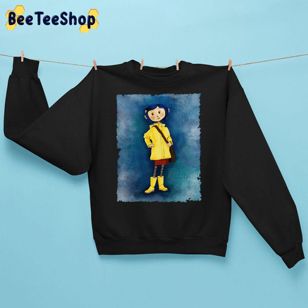 Watercolor Style Coraline Halloween Trending Unisex Sweatshirt