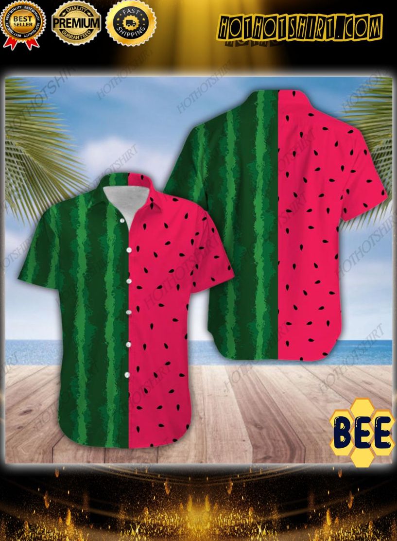 Watermelon Tropical Fruit Trending Hawaiian Shirt