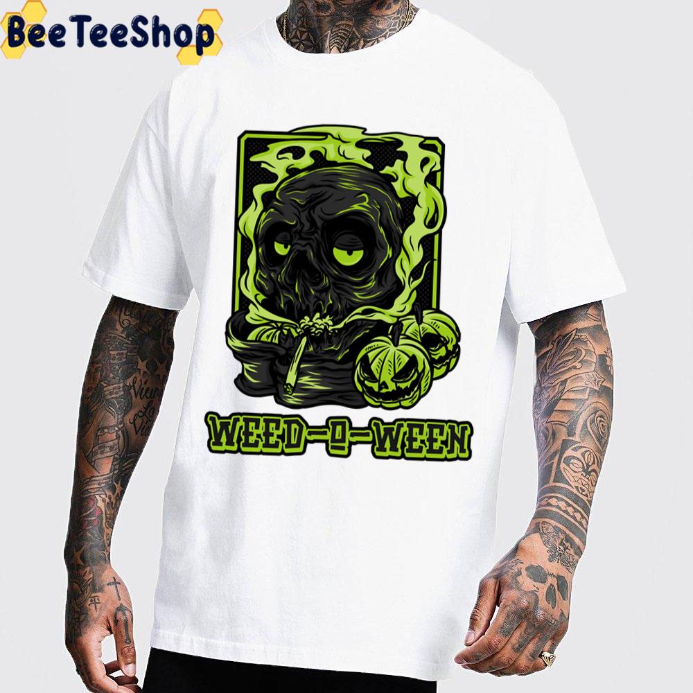 Weed O Ween Halloween Smoke Trending Unisex T-Shirt