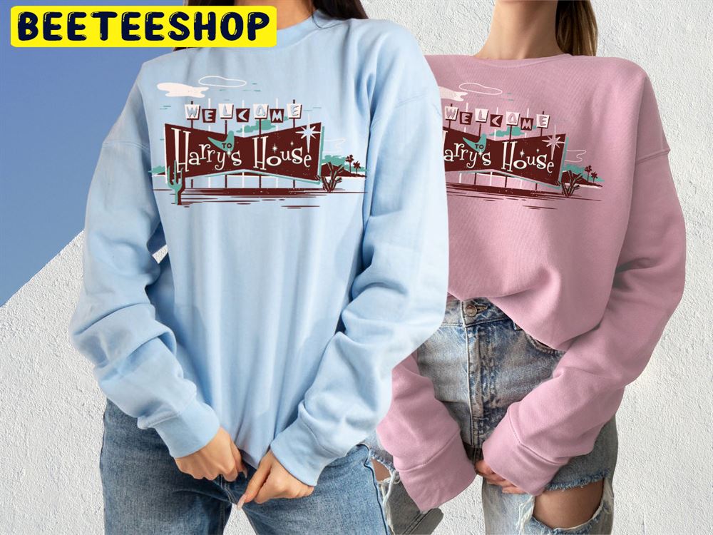 Welcome To Harrys House Harry’s Housewife Retro Diner New Album 2022 Unisex Sweatshirt