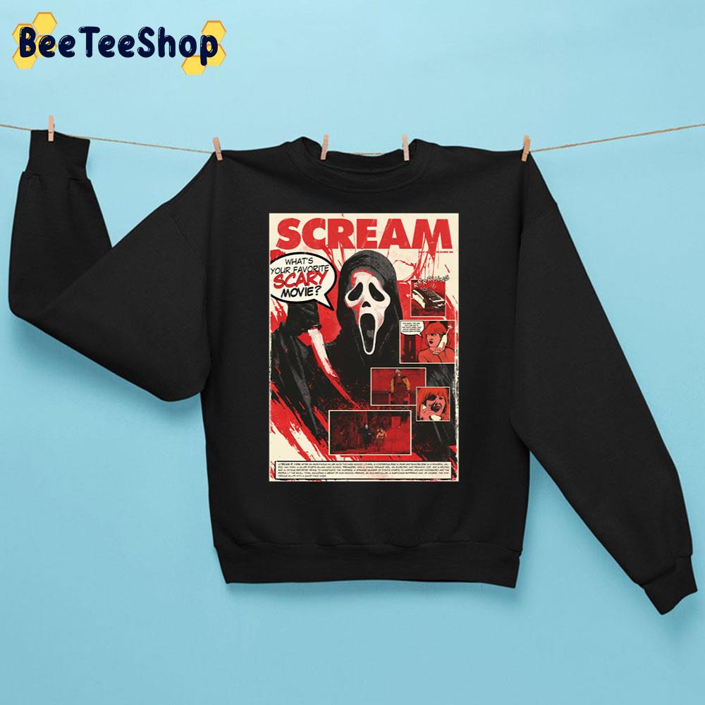 What’s Your Favorite Scary Movie Ghost Face Halloween Trending Unisex Sweatshirt