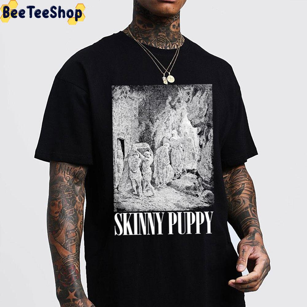 Get used to mild dividend White Art Skinny Puppy Band Unisex T-Shirt - Beeteeshop