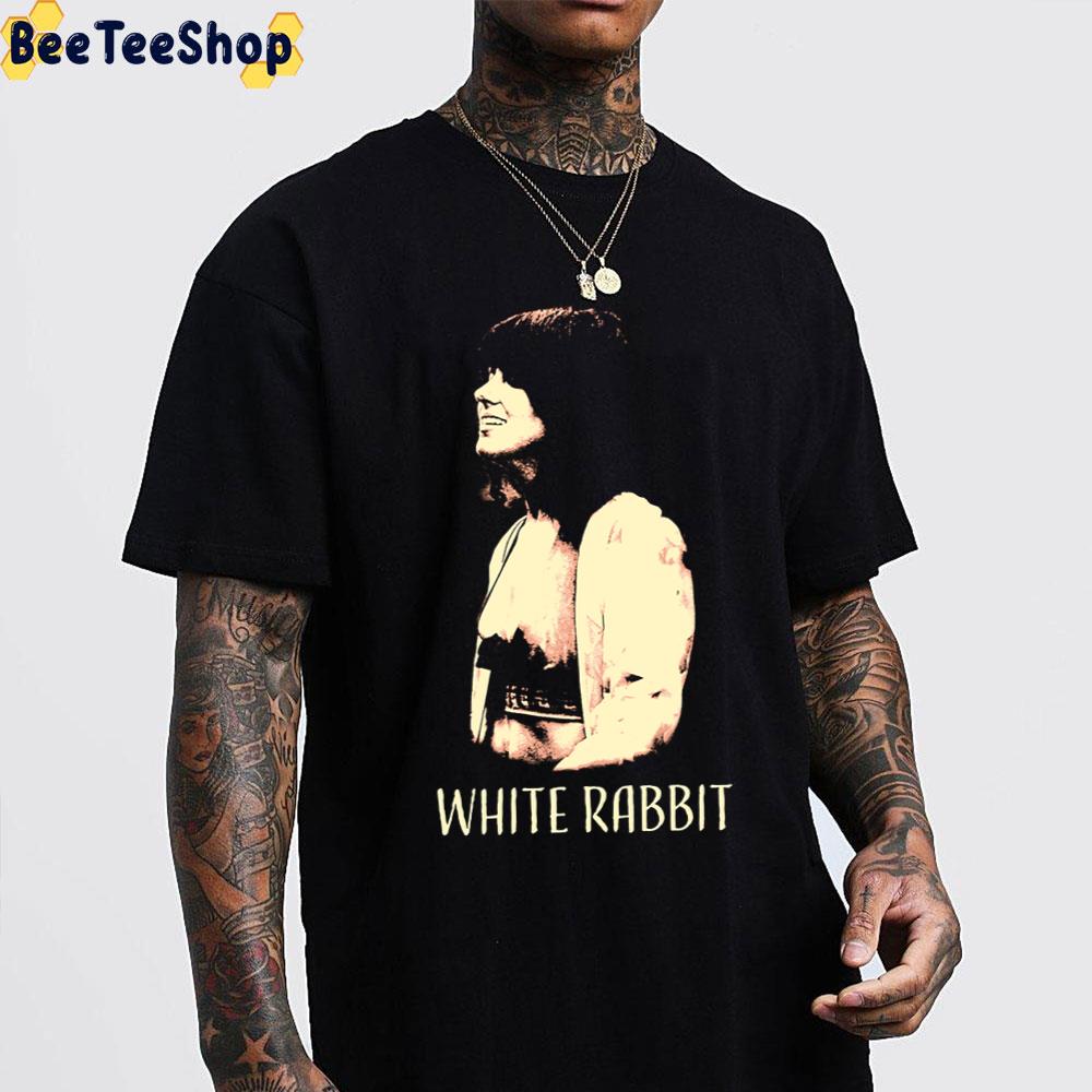 White Rabbit Vintage Art Trending Unisex T-Shirt