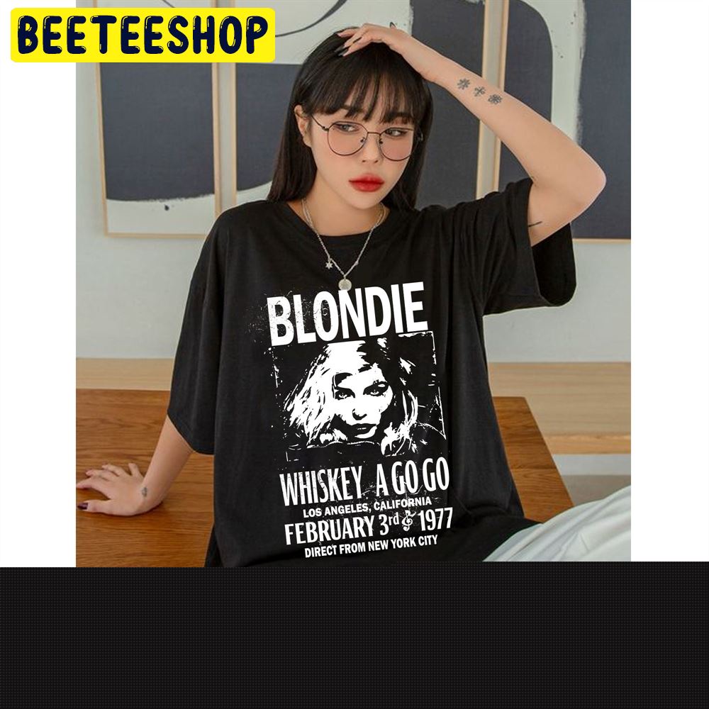 White Vintage Blondie Debbie Harry Unisex T-Shirt