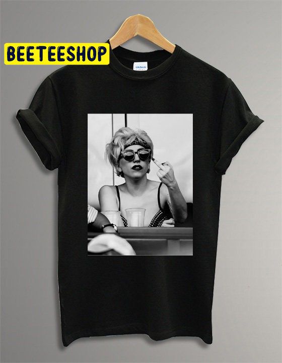 White Vintage Lady Gaga Unisex T-Shirt