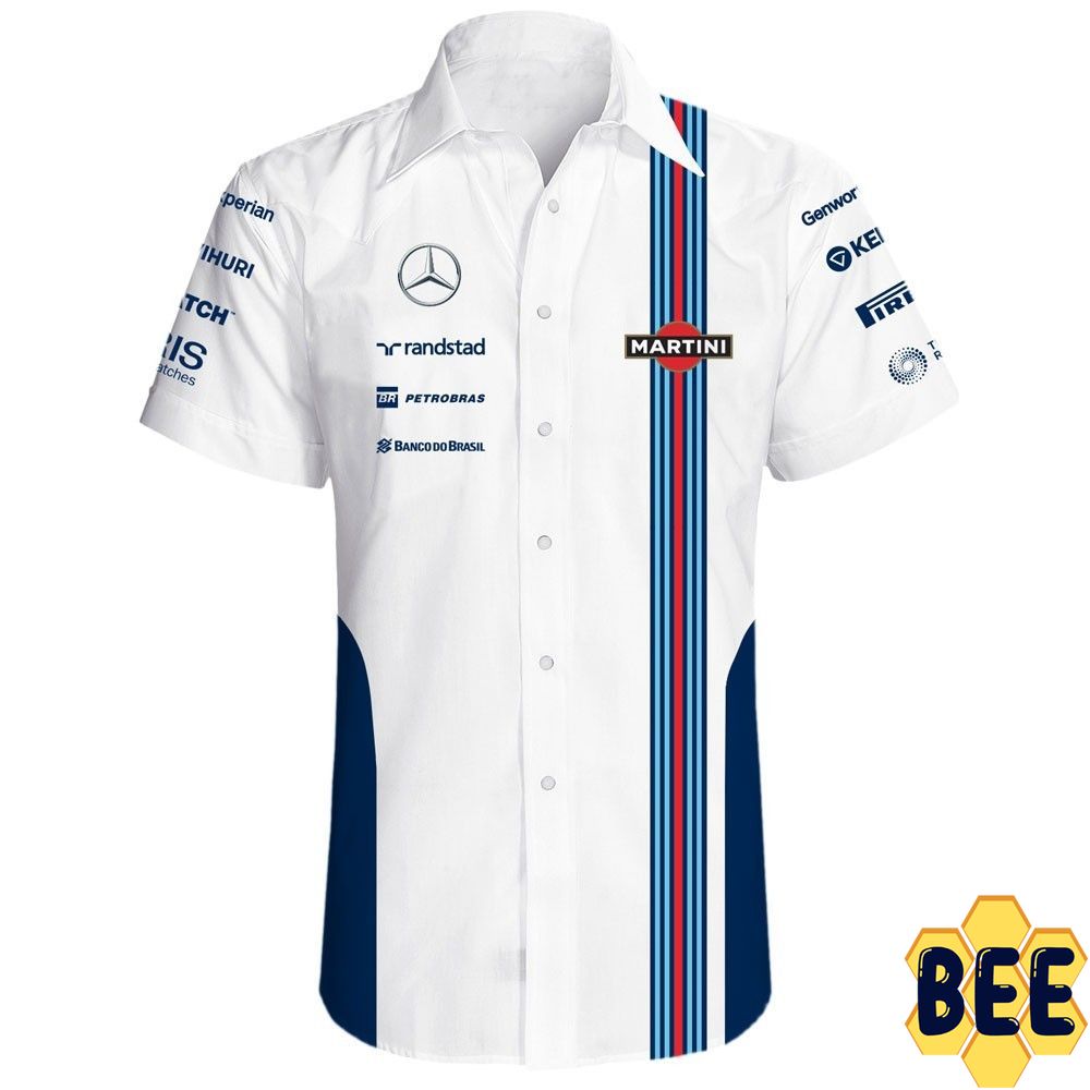 Williams Martini Formula Racing F1 Trending Hawaiian Shirt