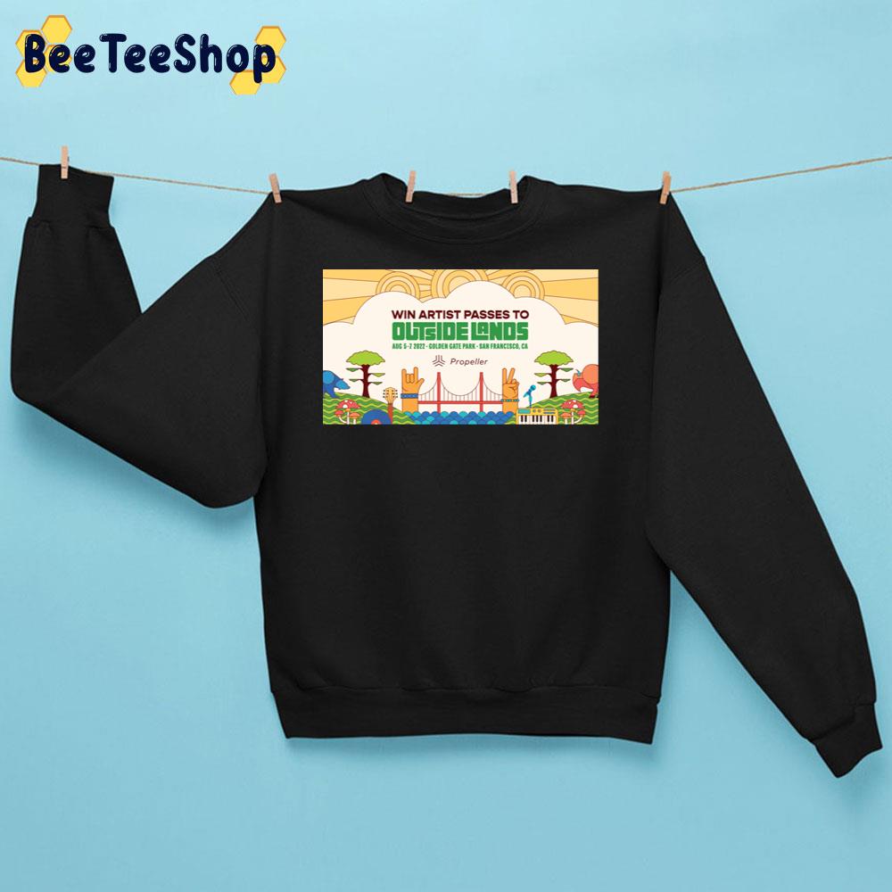 Win Artist Passes To Outside Lands Golden Gate Park Festival 2022 Unisex Sweatshirt