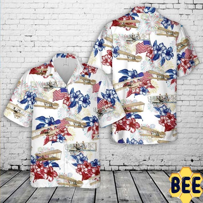 Wright Flyer 4th Of July Trending Hawaiian Shirt