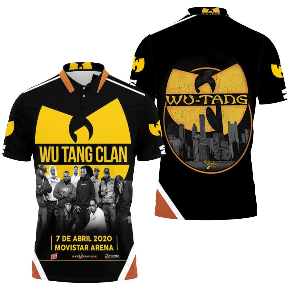 Wu Tang Clan 7 De Abril 2020 Movistar Arena Legend Hip Hop 3D All Over Print Polo Shirt