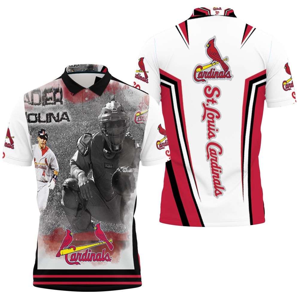 Yadier Molina St Louis Cardinals Catcher 4 Legend 3D All Over Print Polo Shirt
