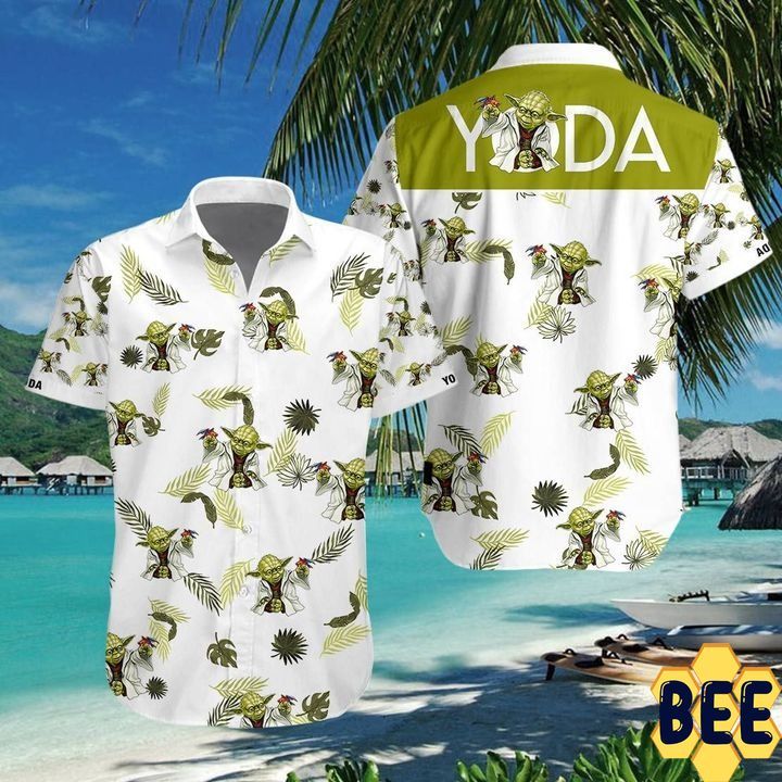 Yoda Tropical Flower Trending Hawaiian Shirt