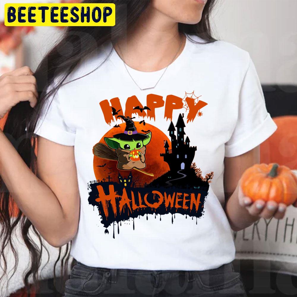 Yoda Witch Happy Halloween Trending Unisex T-Shirt