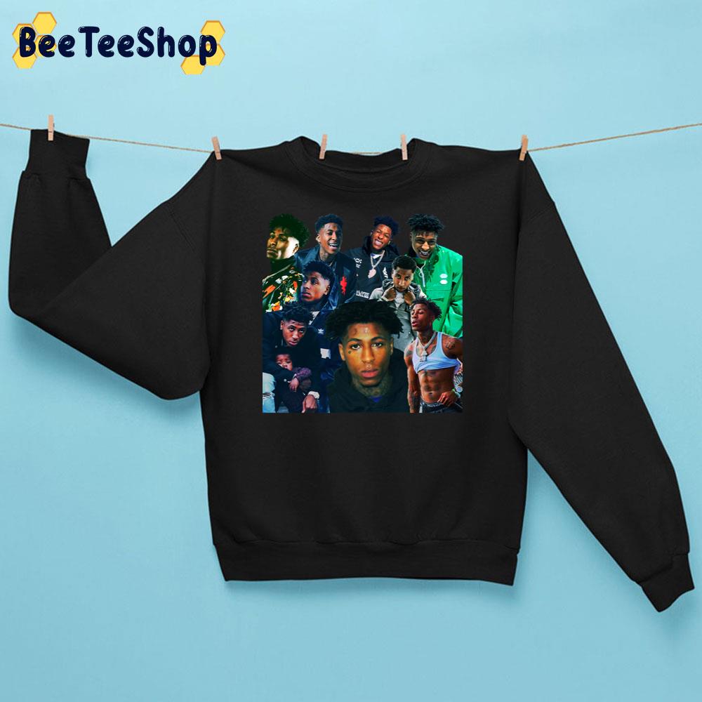 Youngboy Never Broke Again Collage Poster Design 2021 Unisex Sweatshirt