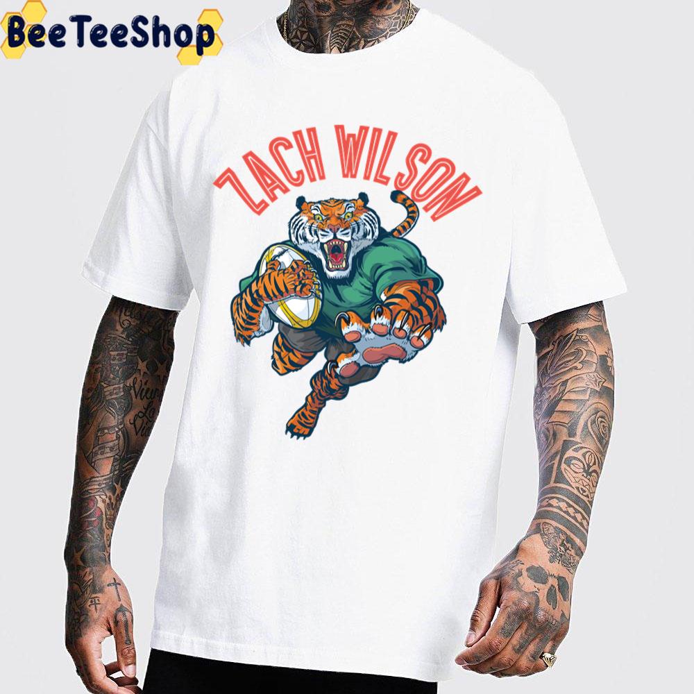 Zach Wilson Football Stickers Art Unisex T-Shirt