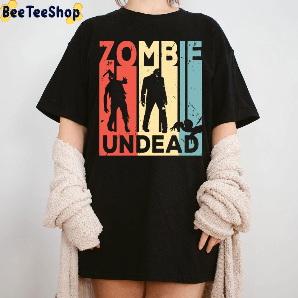 Zombie Undead Vintage Retro Unisex T-Shirt