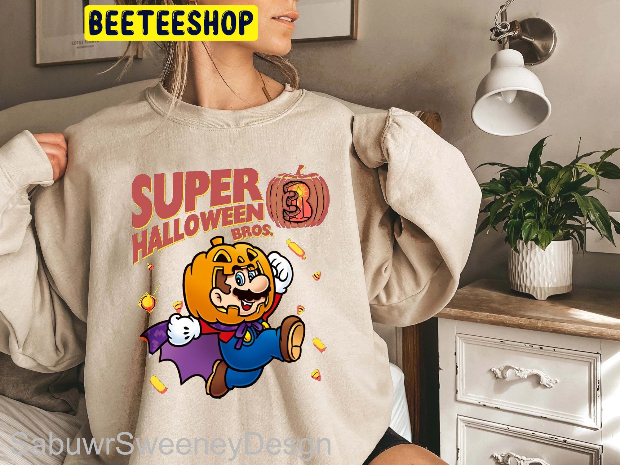 3 Super Mario Halloween Party Trending Unisex Shirt