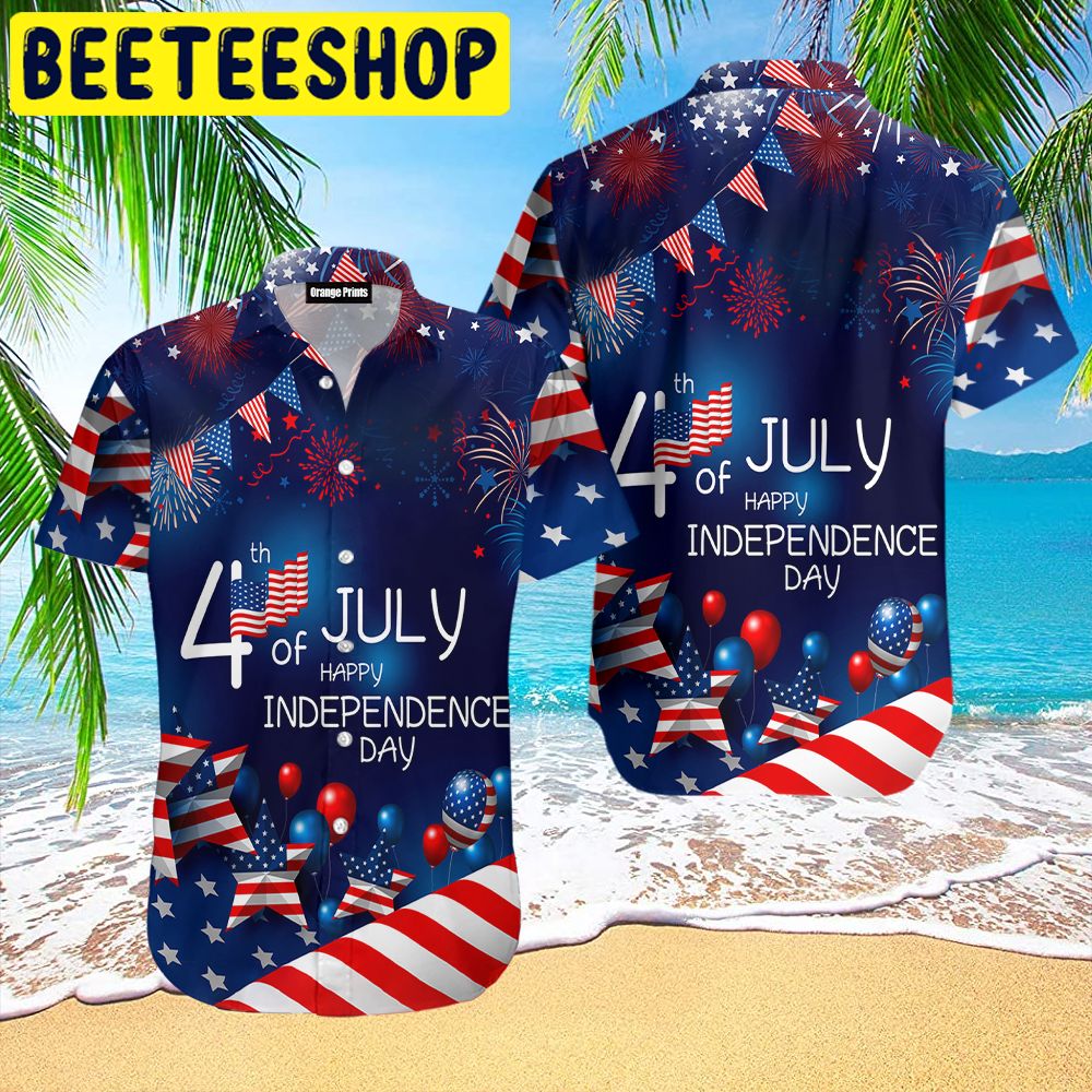 4th July US Independence Day Hawaiian Shirt