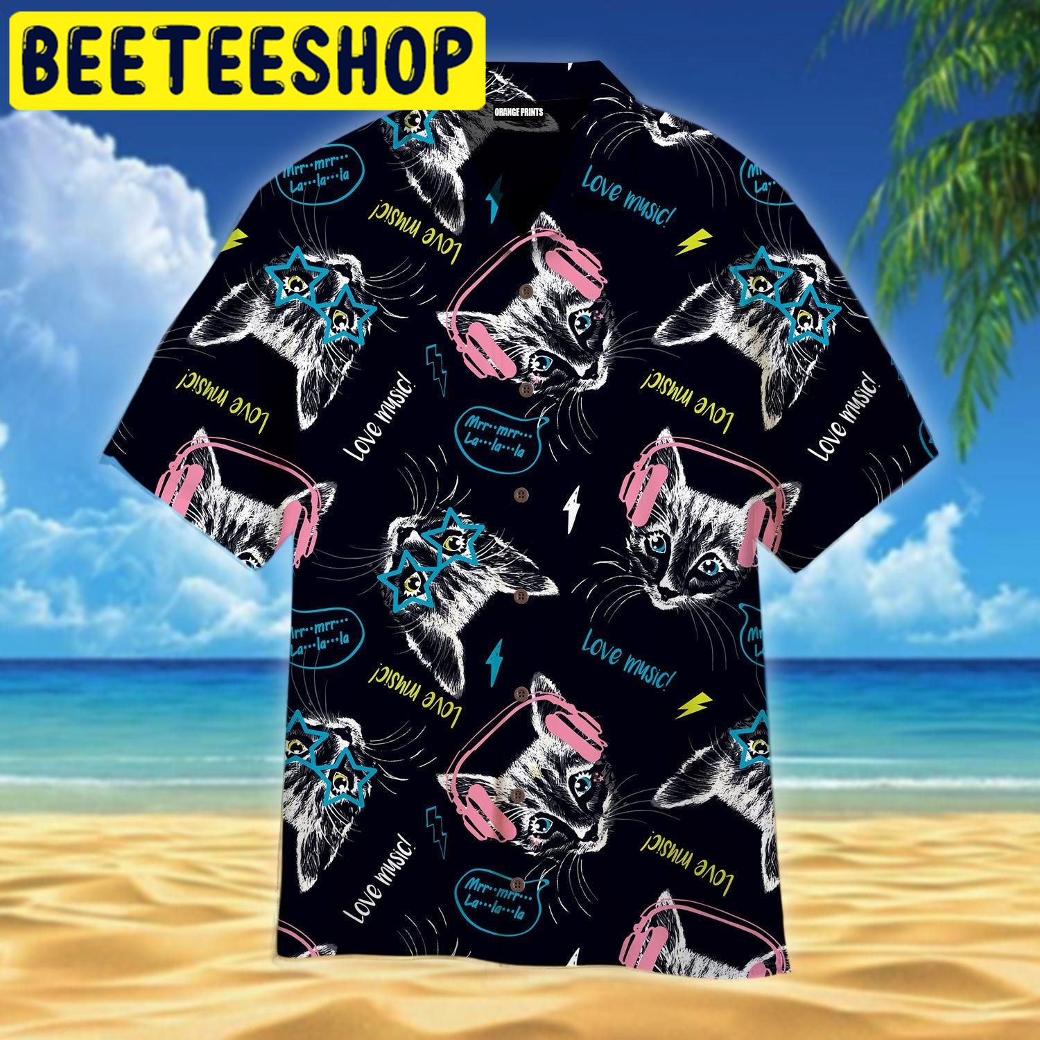 A Lot Of Cute Cats Hawaiian Shirt