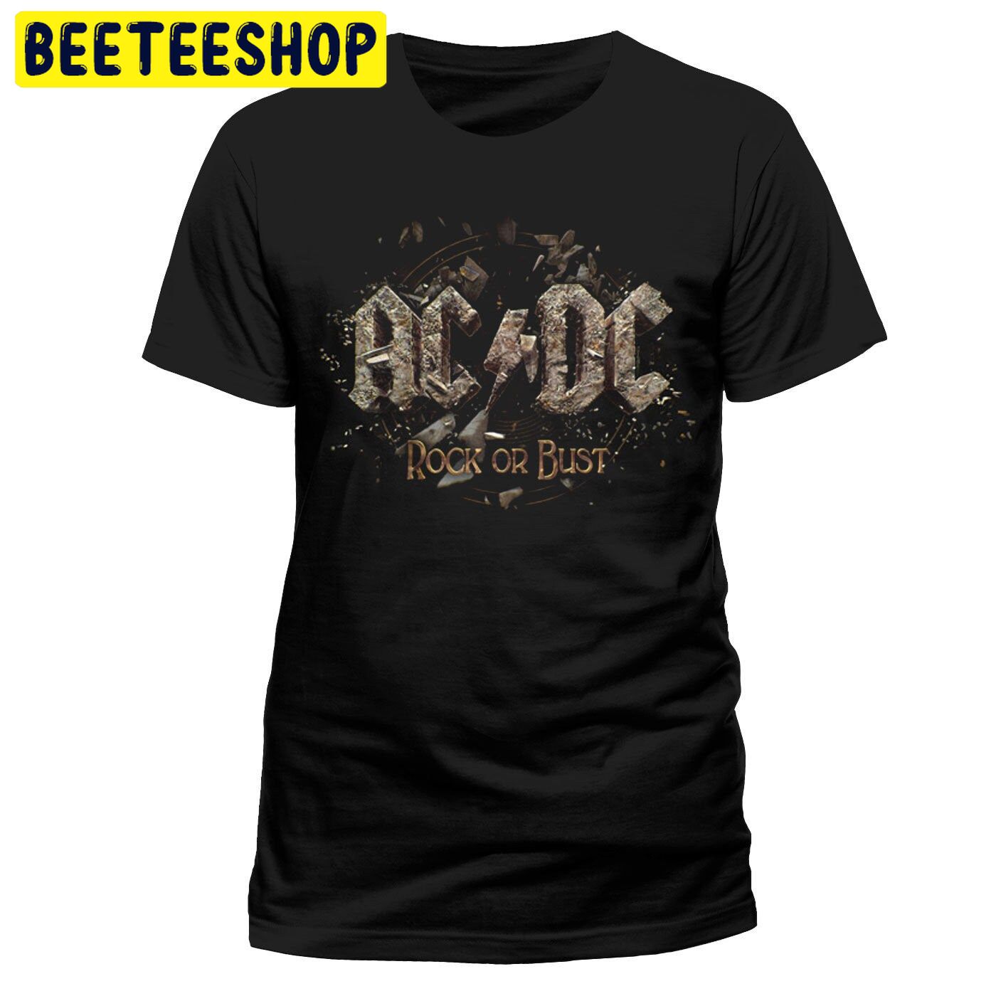 Acdc Official Rock Or Bust Heavy Metal Trending Unisex Shirt