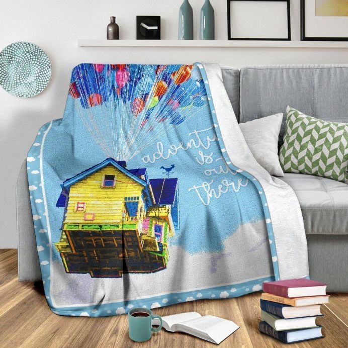 Adventure Is Out There Up Movies Fleece Blanket Throw Blanket