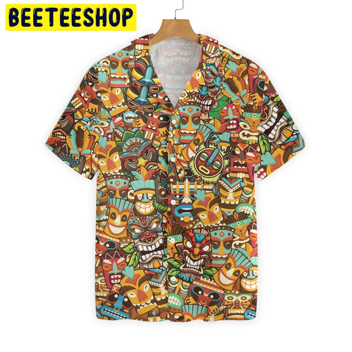 African Tiki Trending Hawaiian Shirt - Beeteeshop