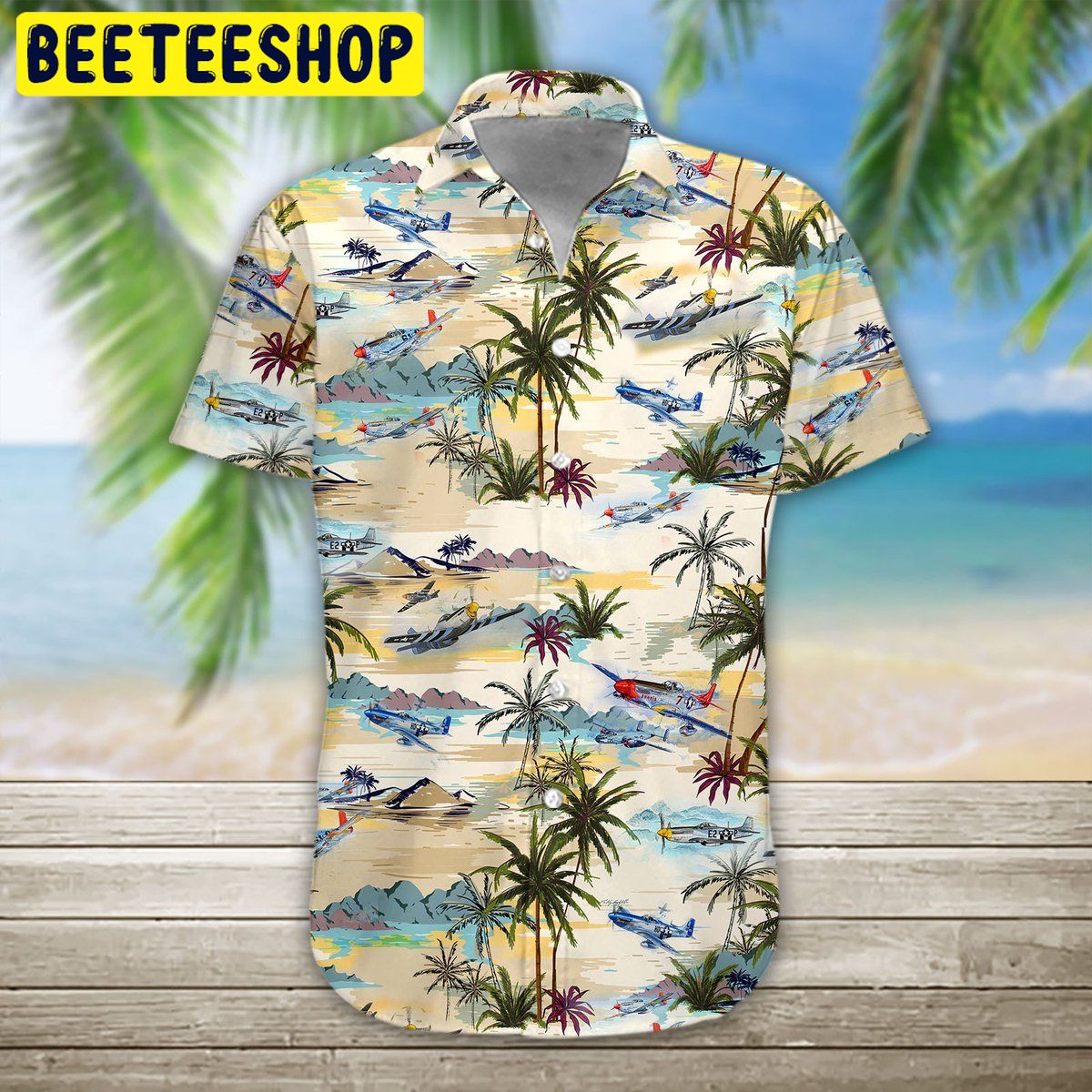 Aircraft 3D All Over Printed Trending Hawaiian Shirt