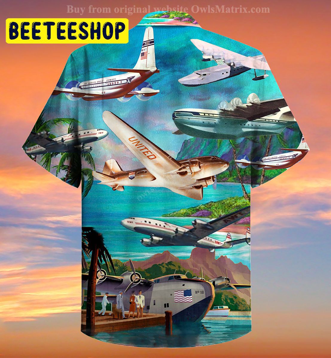 Airplane Fly Trending Hawaiian Shirt - Beeteeshop