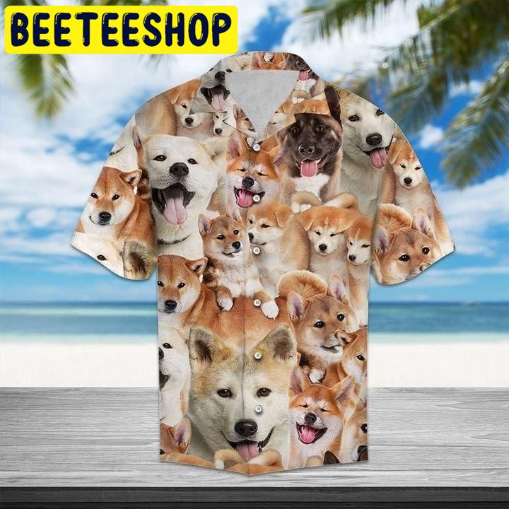 Akita Awesome Hawaiian Shirt