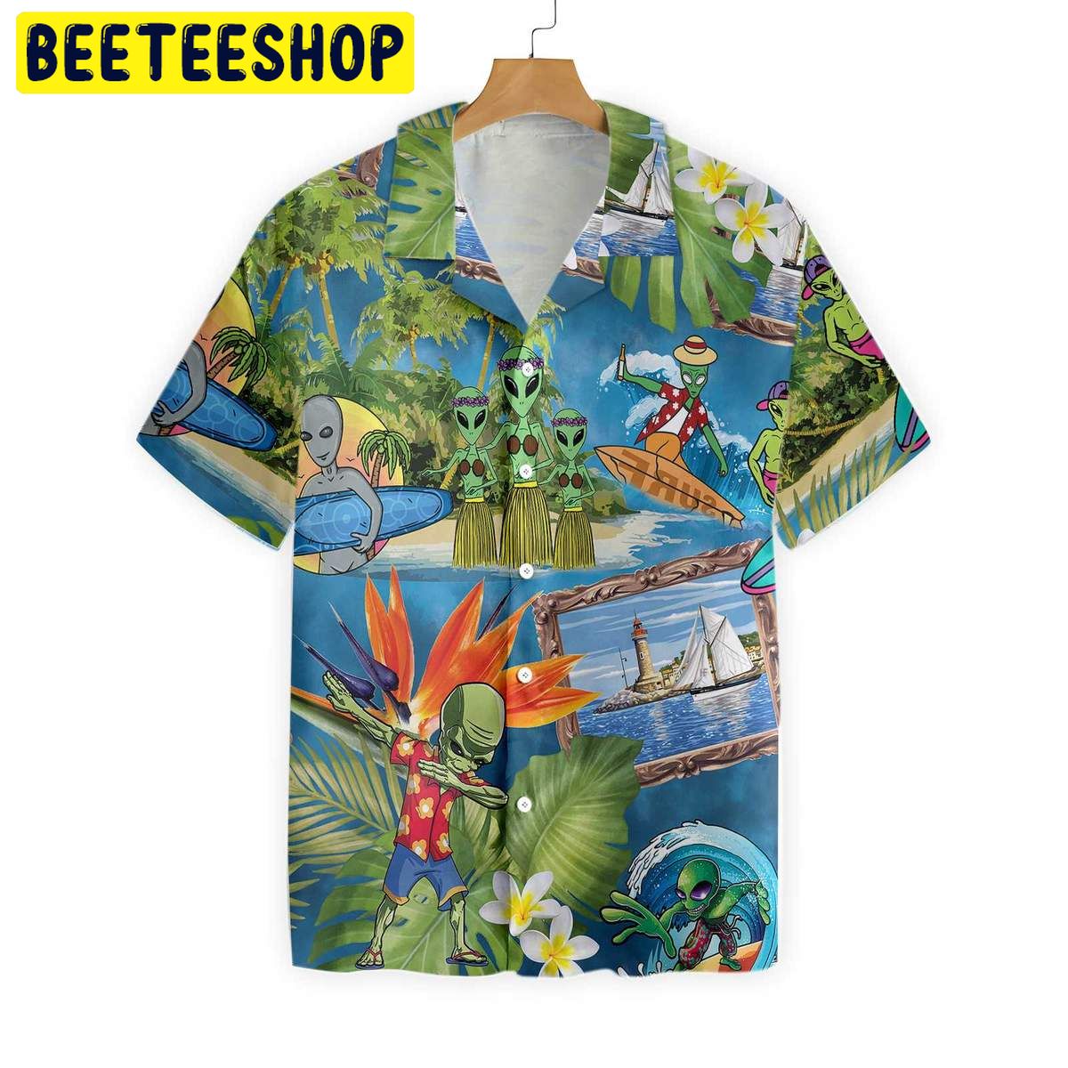 Alien Tropical Summer Trending Hawaiian Shirt