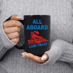 All Aboard Lane Train Mug