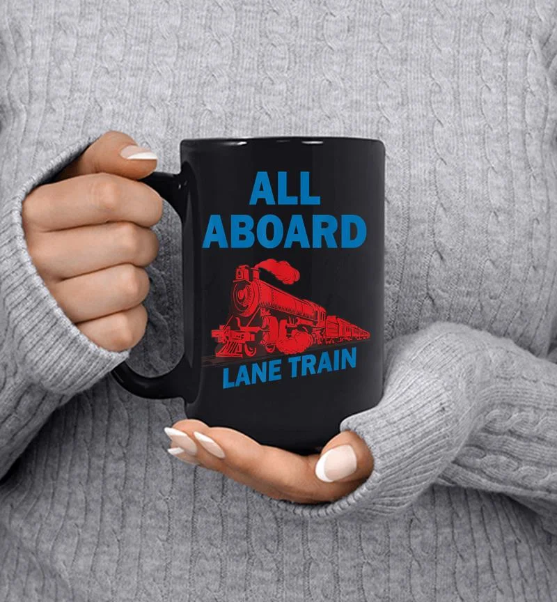 All Aboard Lane Train Mug