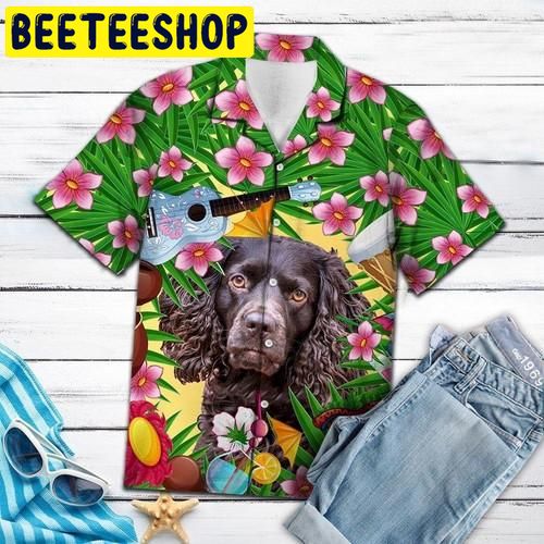 Aloha Shirt Boykin Spaniel Summer Party Hawaiian Shirt