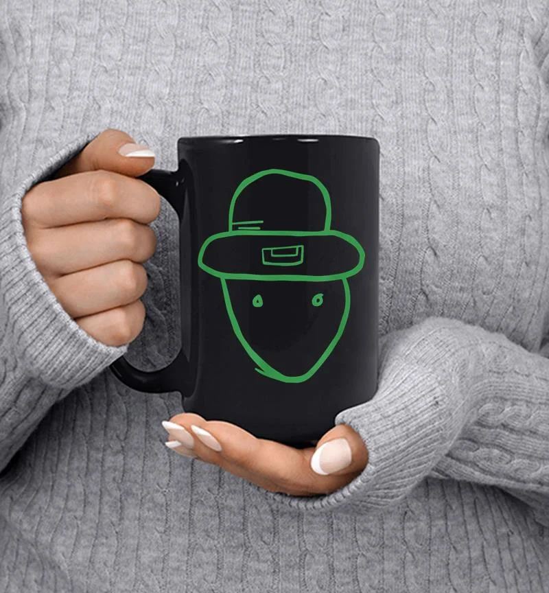 Amateur Leprechaun Sketch Mobile Alabama St Patrick 039s Mug