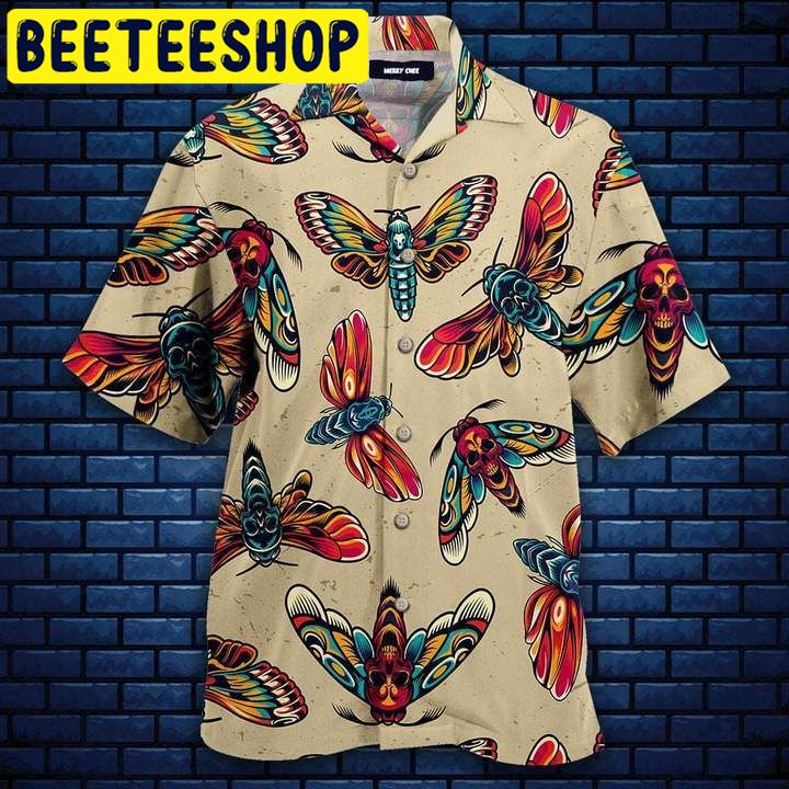 Amazing Butterfly Skull Hawaiian Shirt