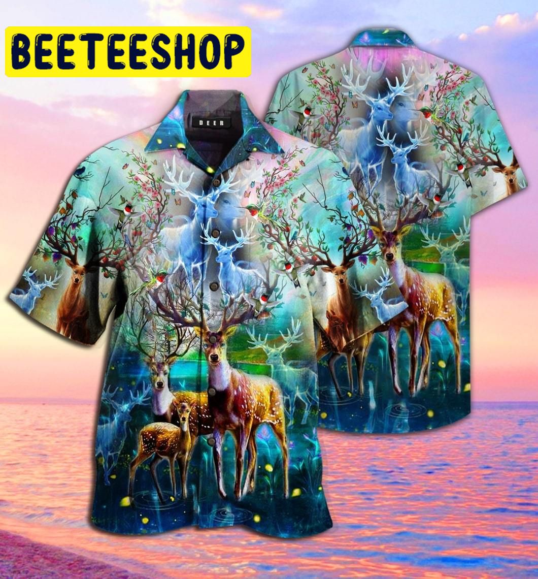 Amazing Deer Hawaiian Shirt