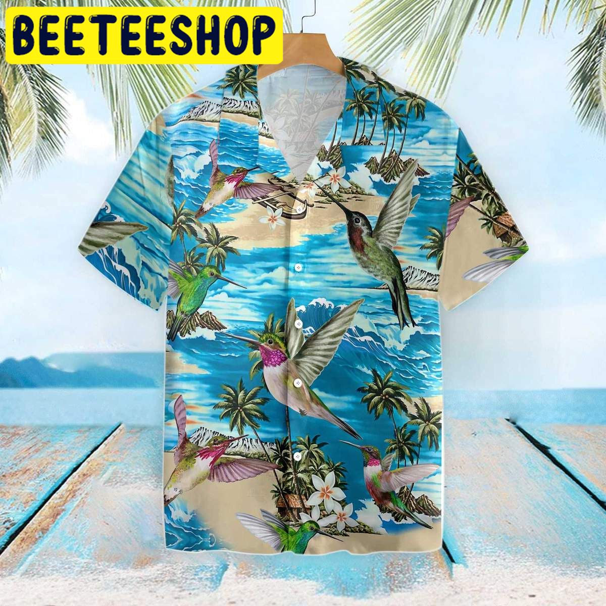 Amazing Hummingbird Hawaiian Shirt