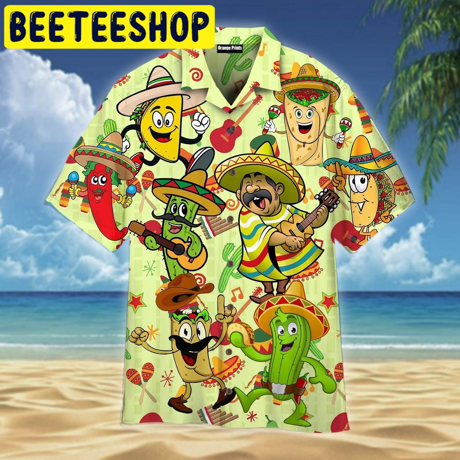 Amazing Mexican Food Hawaiian Shirt