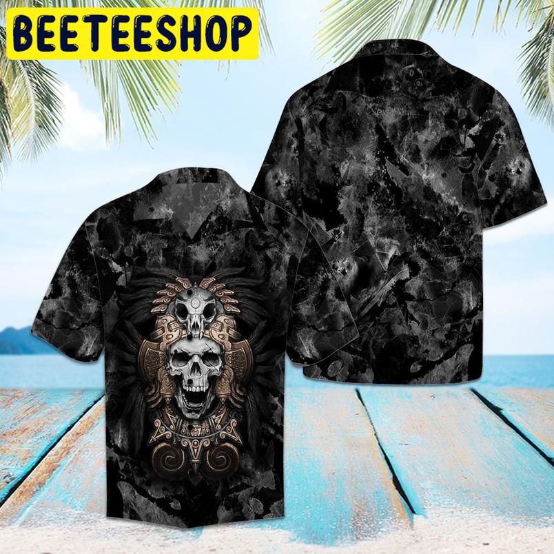 Amazing Skull Hawaiian Shirt 3214