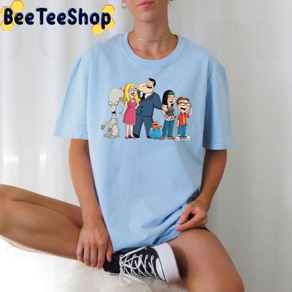 American Dad Characters Funny Time Trending Unisex T-Shirt