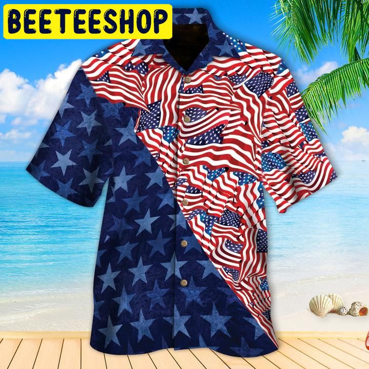 American Flag Hawaiian Shirt 3155 - Beeteeshop