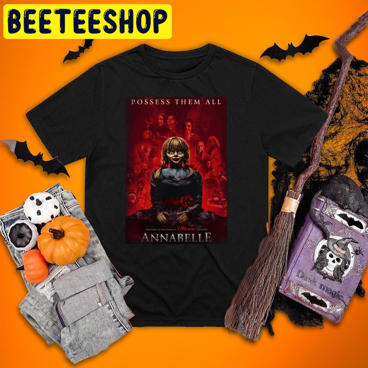 Annabelle Possess Them All For Halloween Trending Unisex T-Shirt