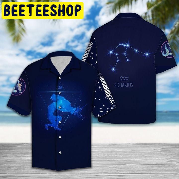 Aquarius Horoscope Hawaiian Shirt