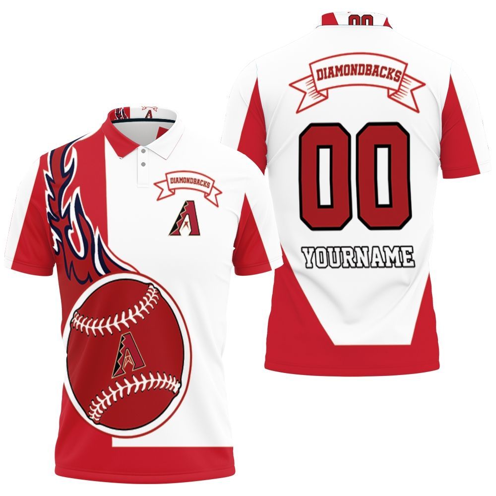 Arizona Diamondbacks Personalized 3D All Over Print Polo Shirt