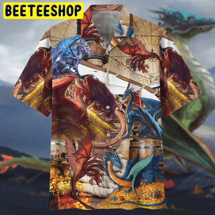 Art Dragon Trending Hawaiian Shirt