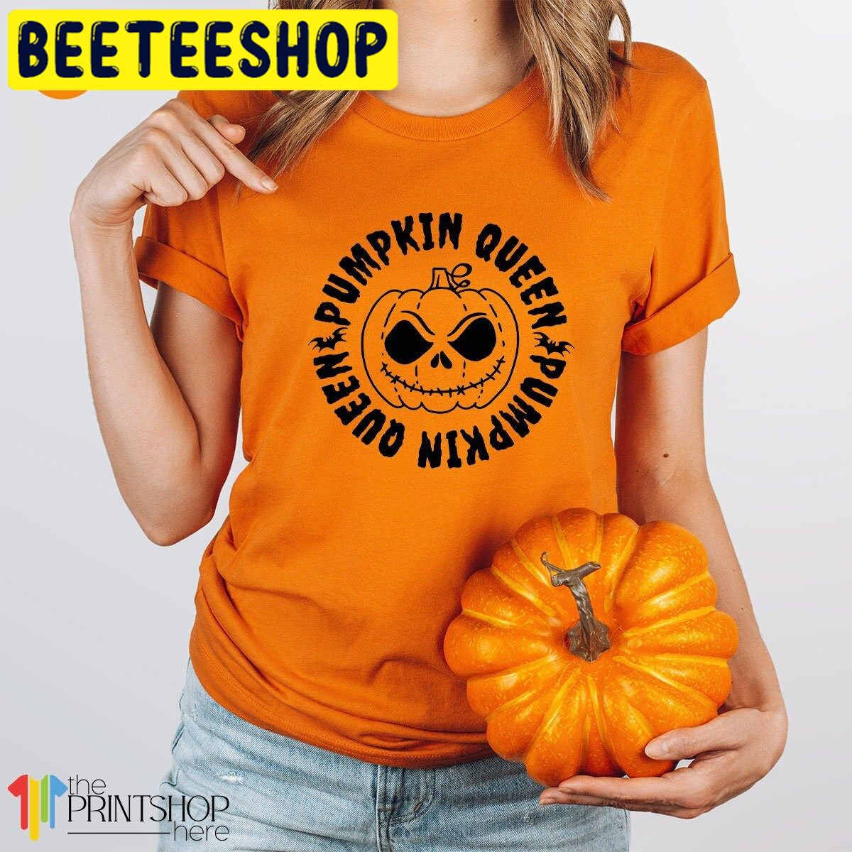 Art Halloween Pumpkin Spooky Season Trending Unisex Shirt