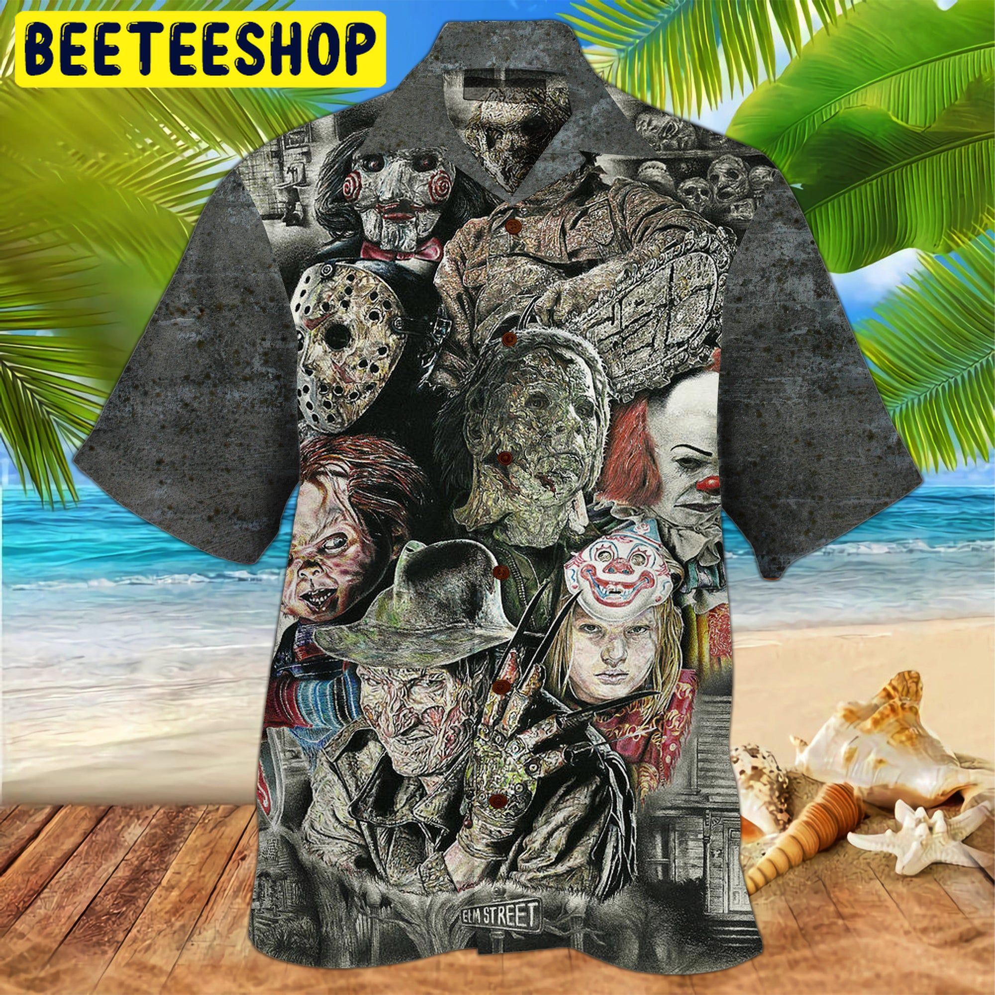 Art Horror Trending Hawaiian Shirt - Beeteeshop