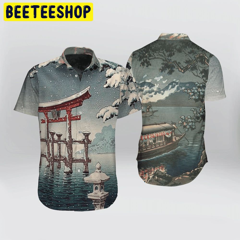 Art Japanese Aesthetic Ukiyoe Trending Hawaiian Shirt