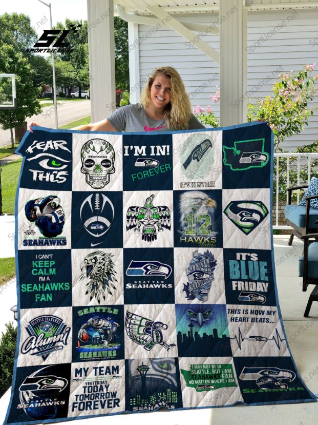 Art Seattle Seahawks Quilt Blanket