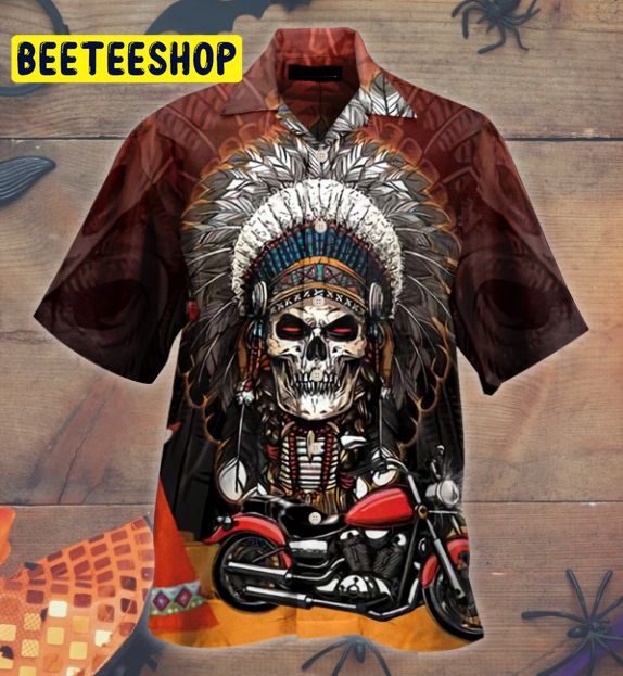 Art Skull Native Trending Hawaiian Shirt